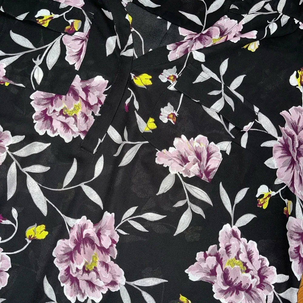 Torrid Floral Harper Georgette Pullover Tunic - Picture 6 of 9